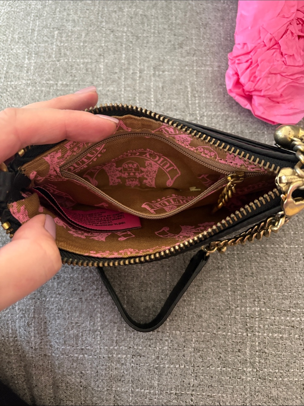 vintage Y2K Juicy Couture wristlet - Picture 8 of 11